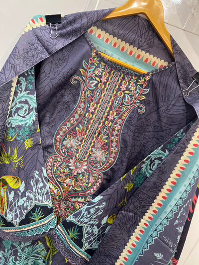 Semi cotton kurti pant suits 2150