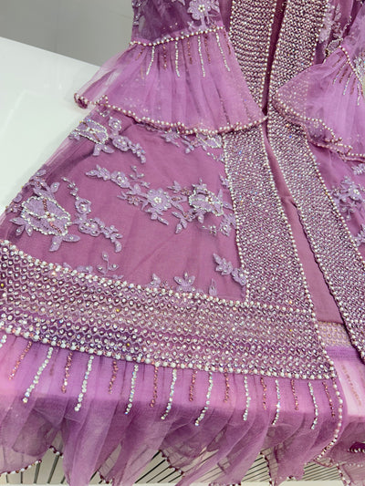 Bridal frill dress 1011