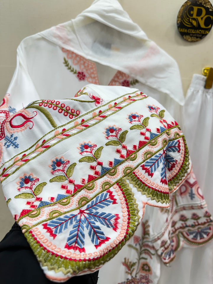 Embroidered Cutwork Suits