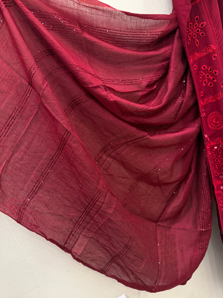 Rayon Embroidered suits