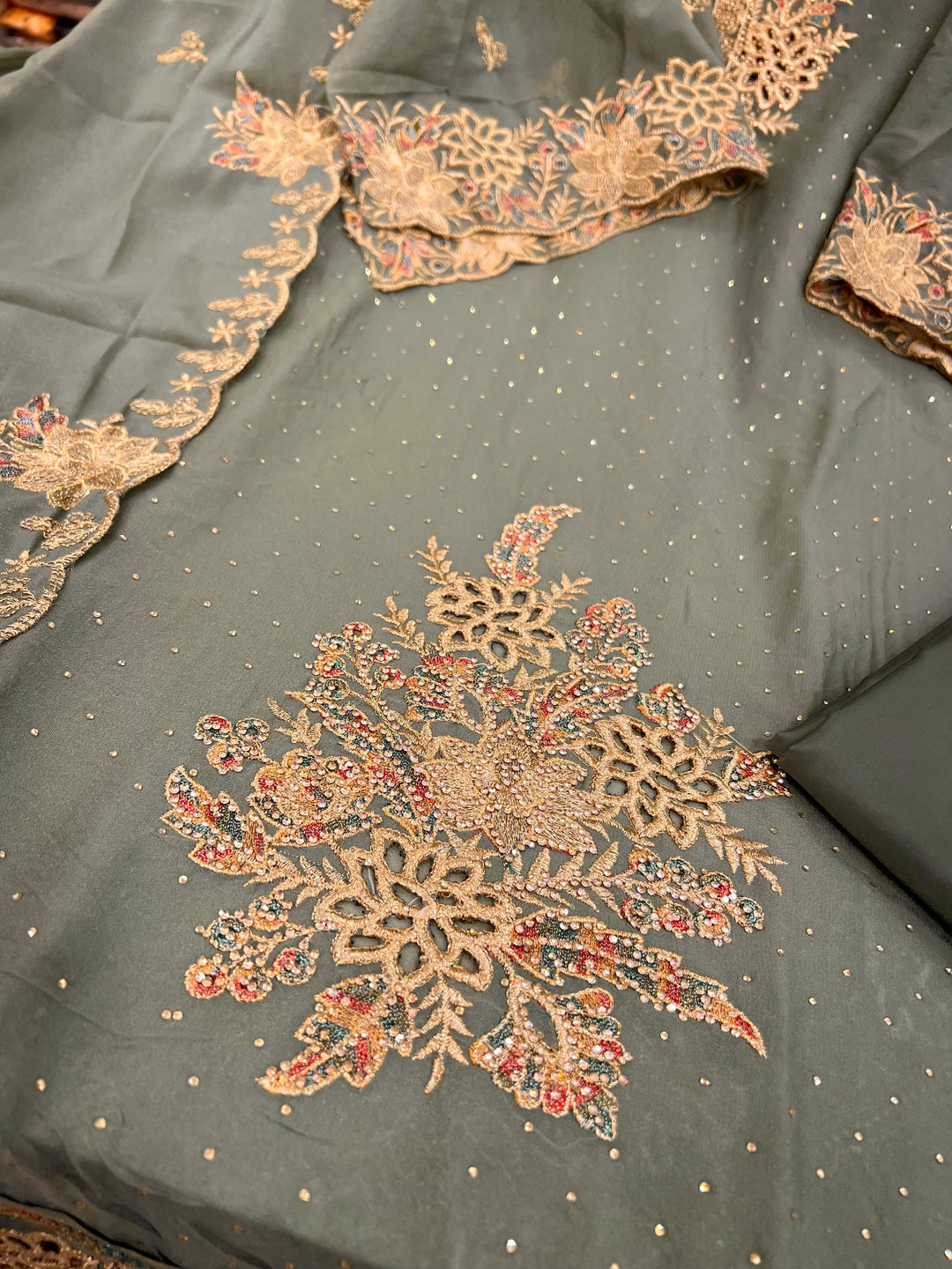 Georgette unstitched suit 2754