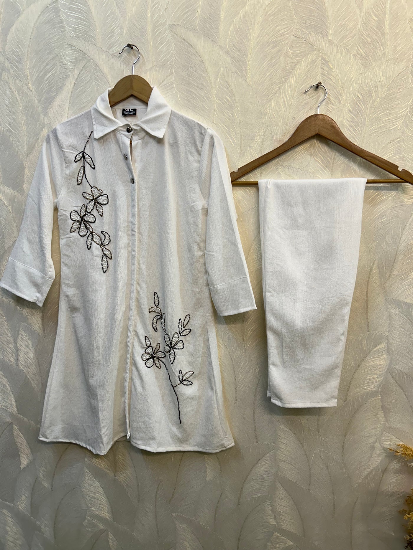 Crinkle Co-Ord Set 554