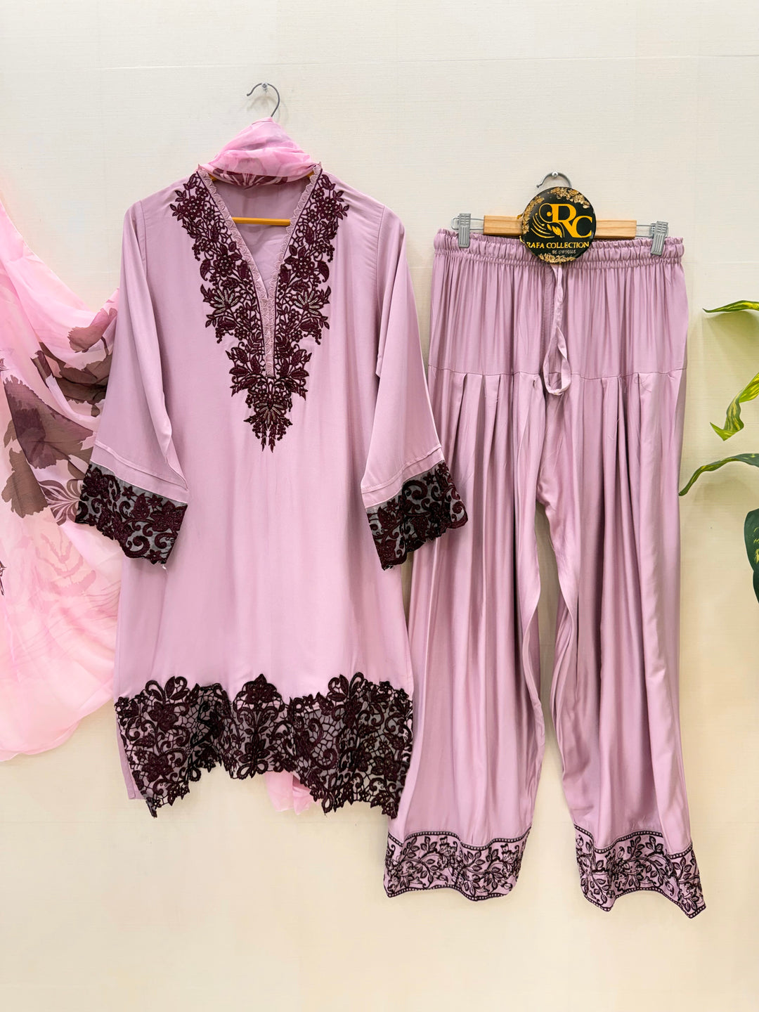 Embroidered Farshi suits