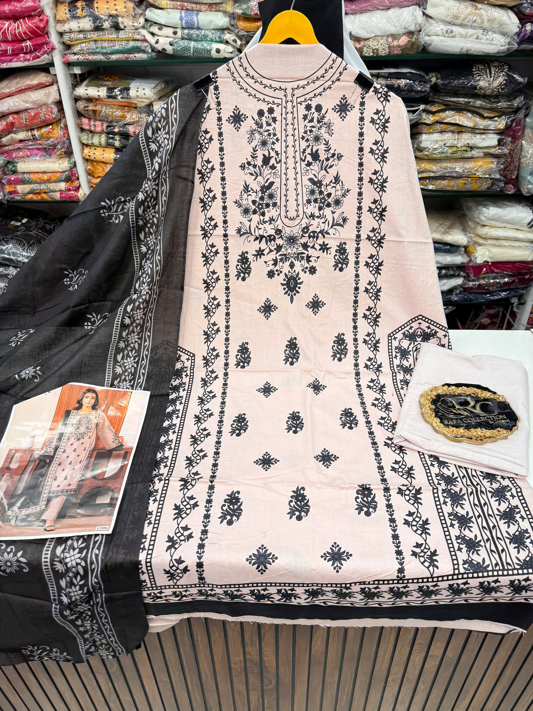 Cotton printed unstitched suits 2900