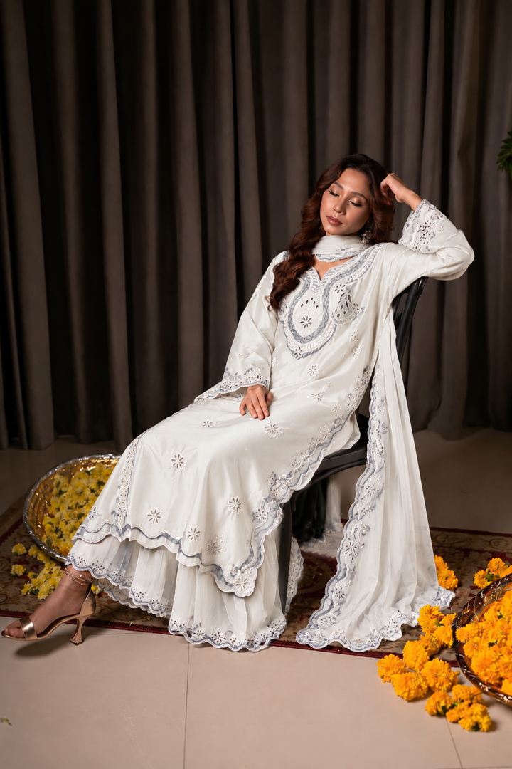 Pakistani cutwork Formal suits 2806