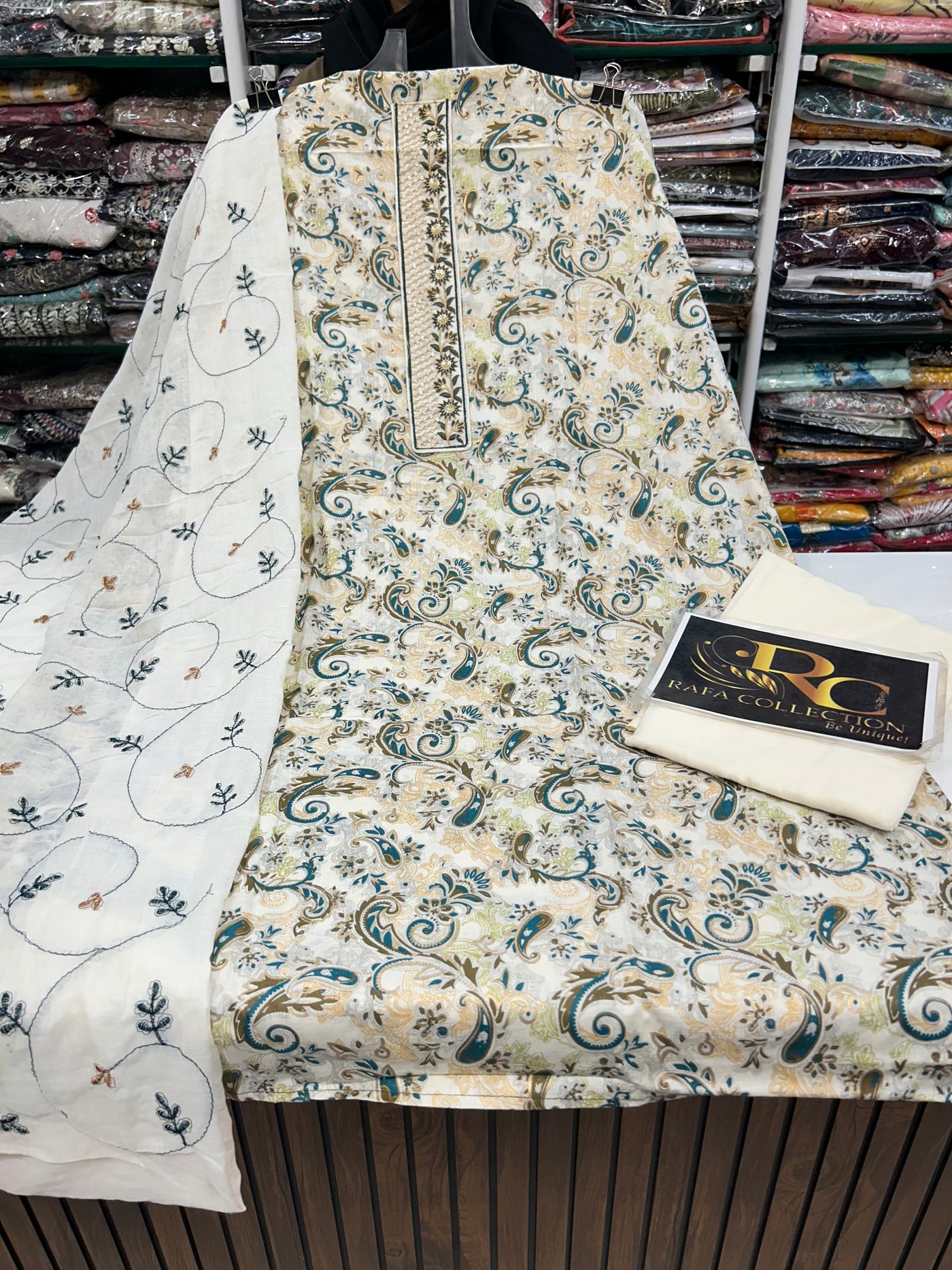 Cotton Unstich Suit 1403