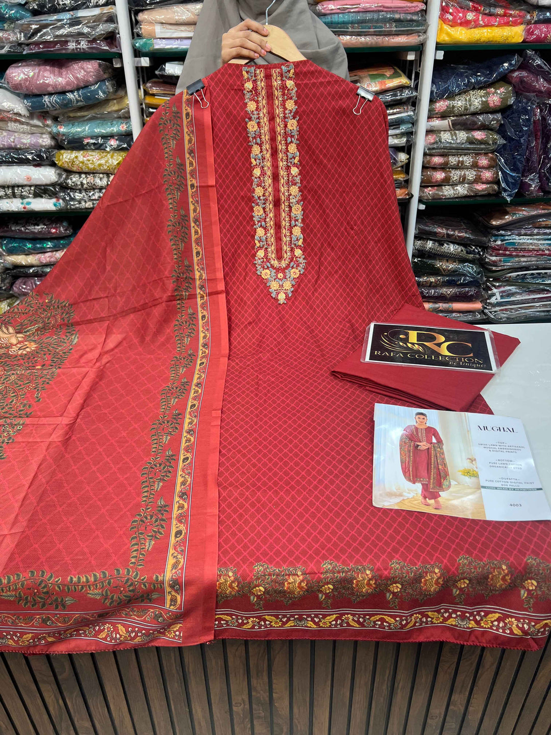 Cotton Unstitched Suit 1579