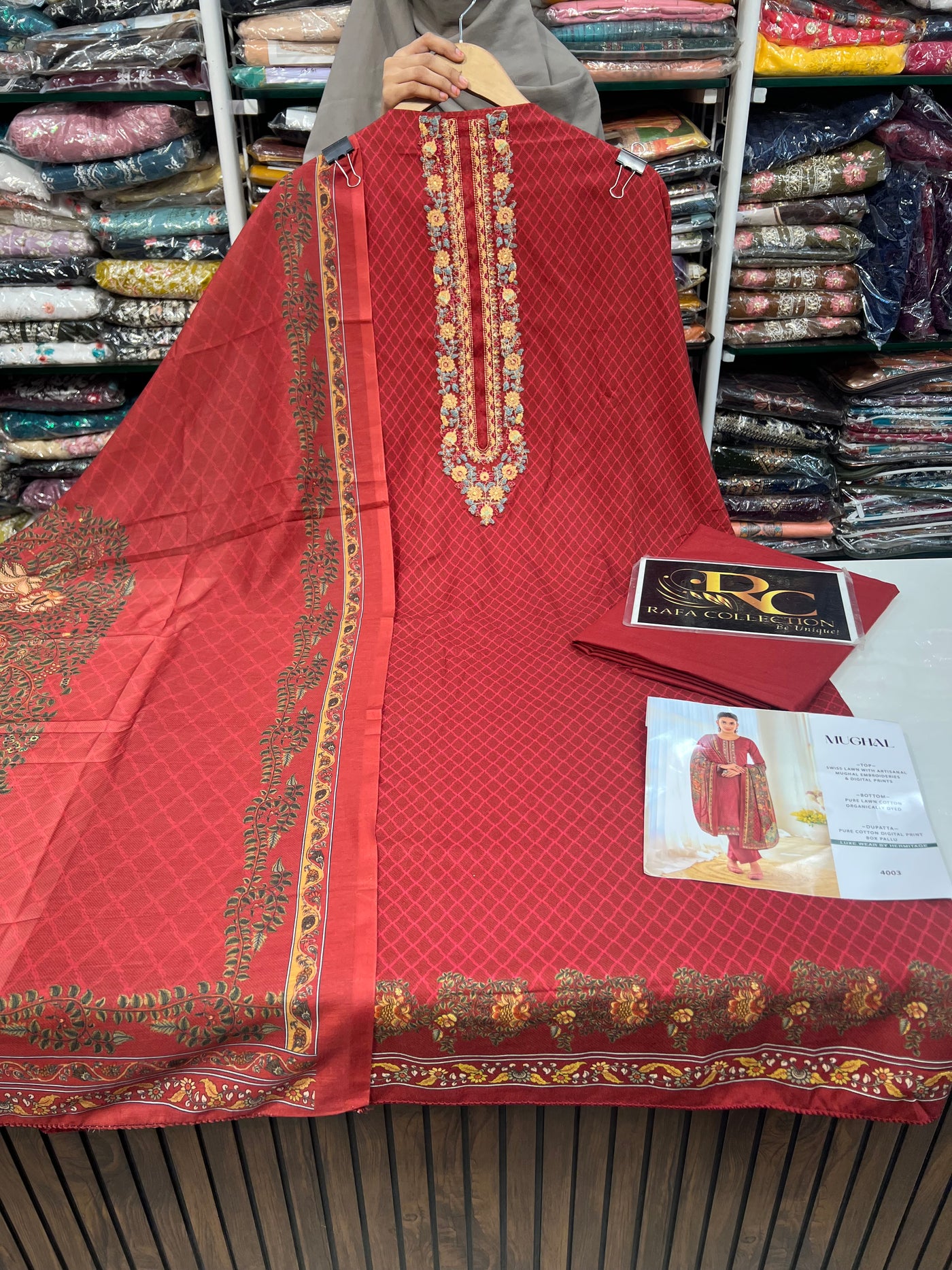 Cotton Unstitched Suit 1579