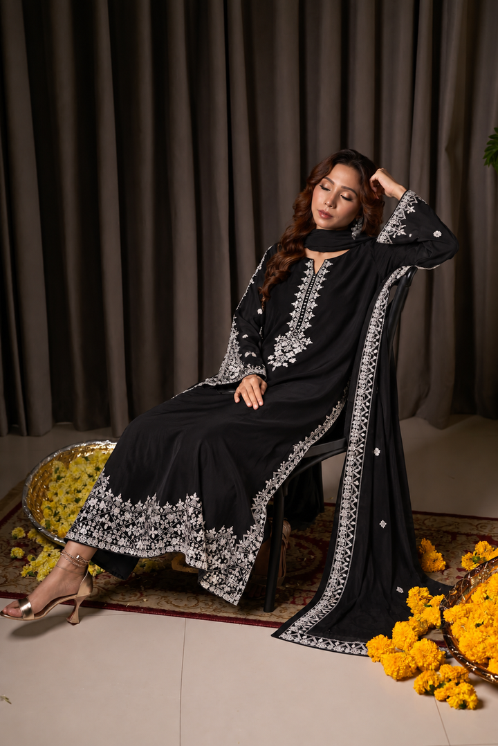 Embroidered Long Kaftan’s