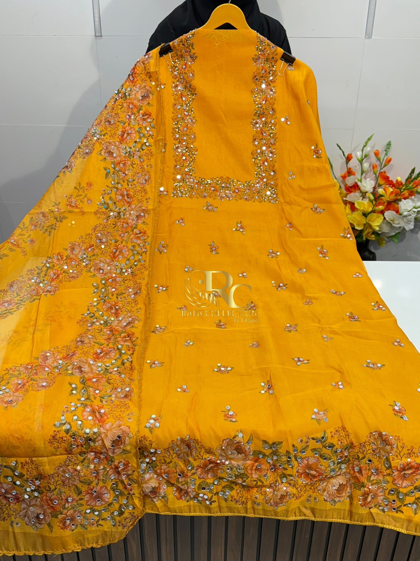MIRROR WORK UNSTICH SUIT 1930