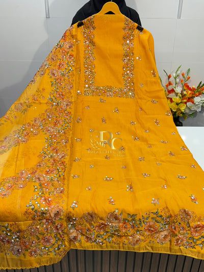 MIRROR WORK UNSTICH SUIT 1930
