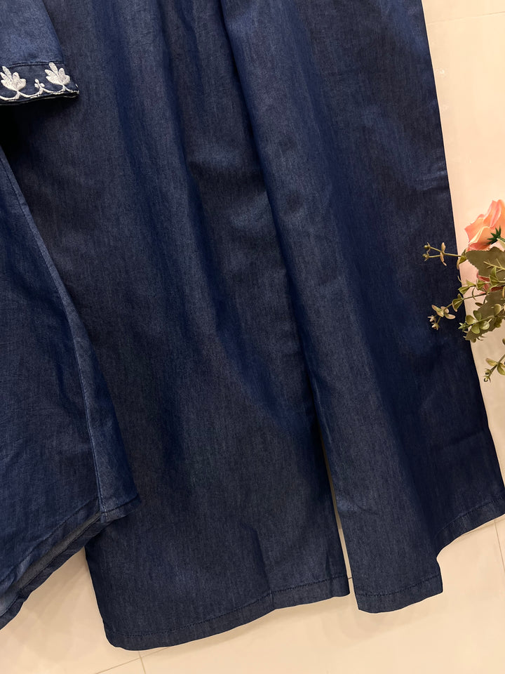 Denim Embroided Co-Ord Sets 2598