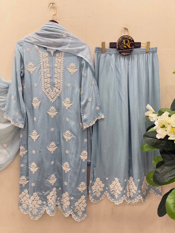 Lucknawi Embroidered Suits