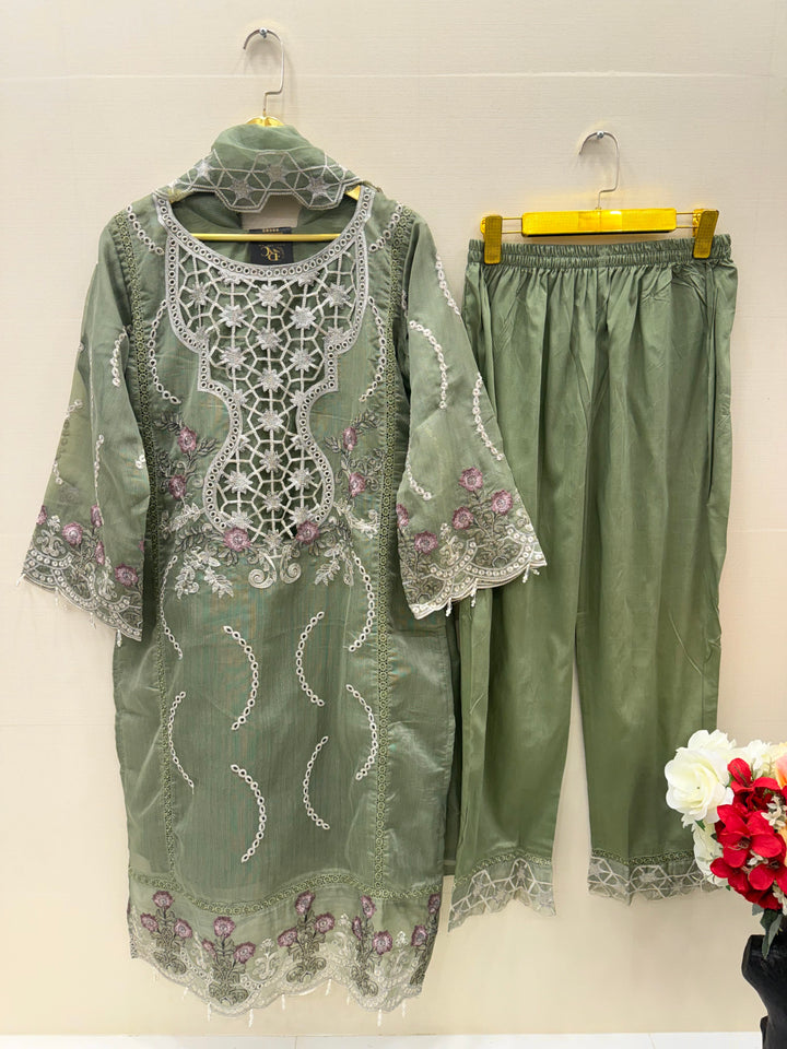 Premium cutwork suits