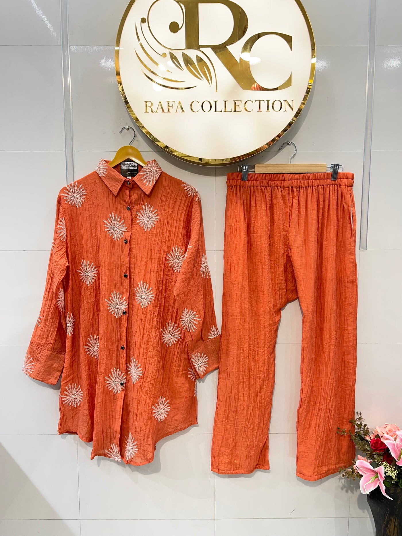 Imported crinkle Co-ord sets 2291