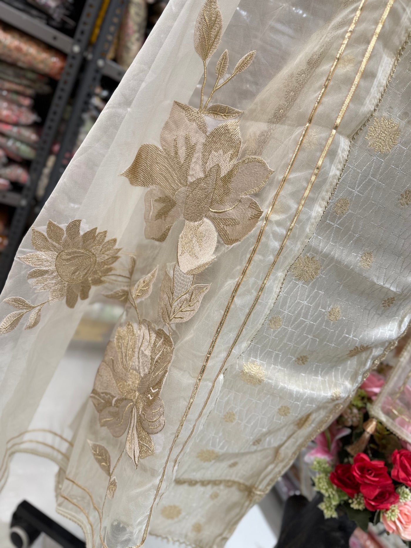 Silk unstitched suits 2235