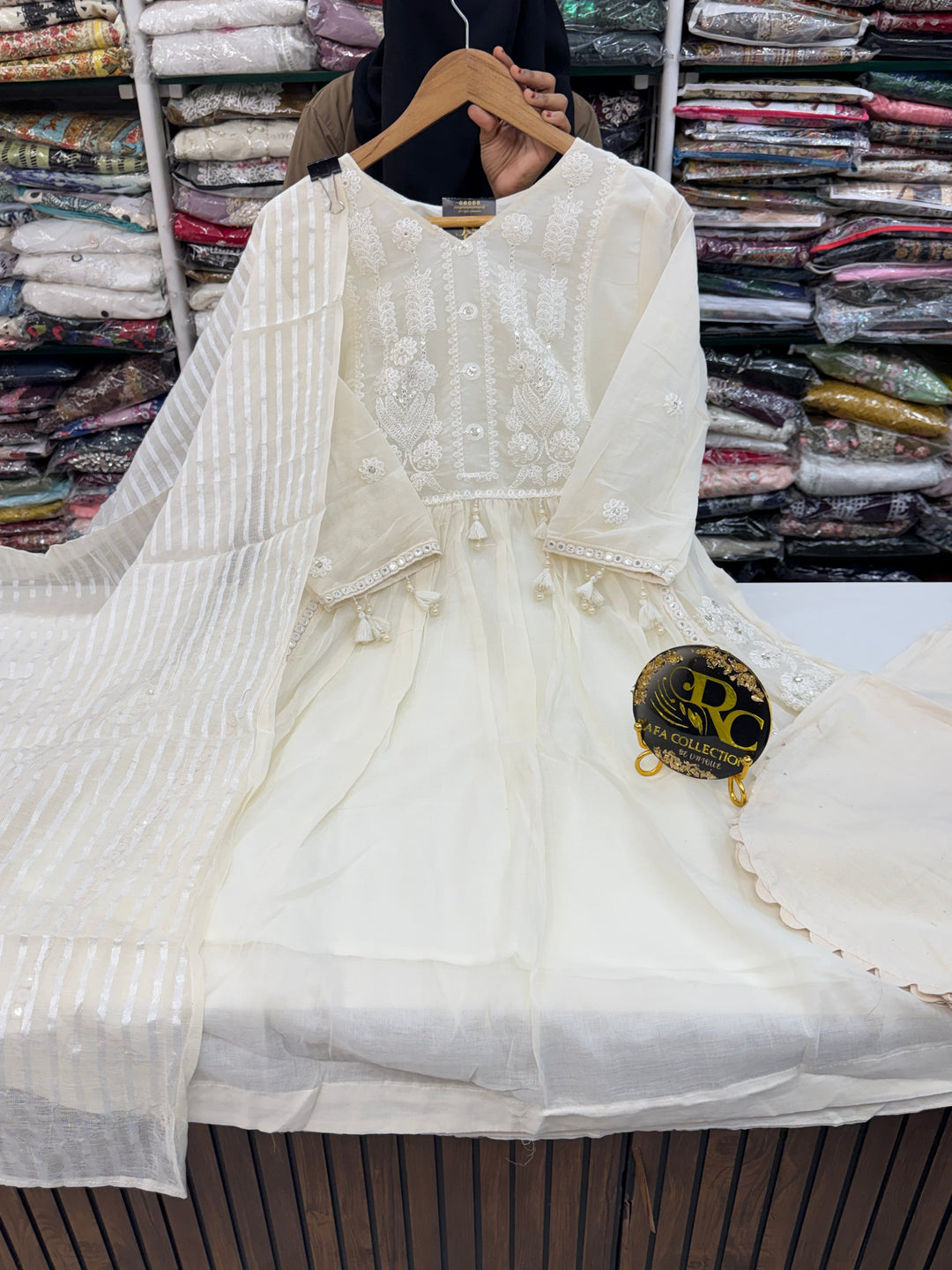 Cotton embroidered dress 2843