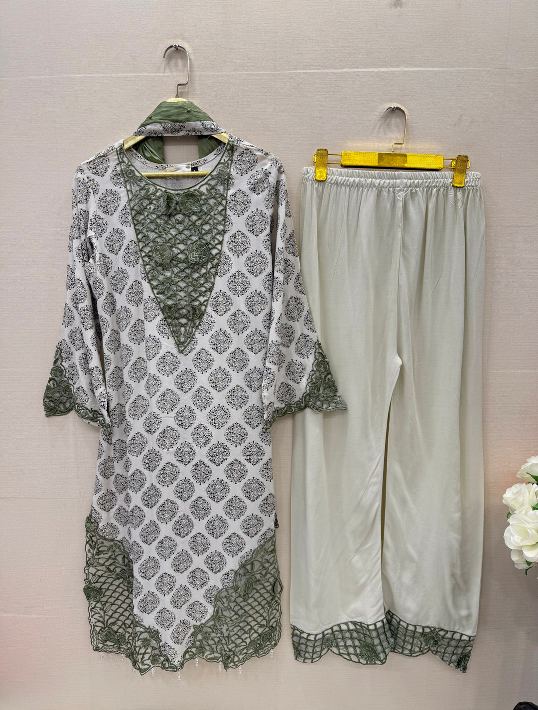 Pakistani cutwork suits