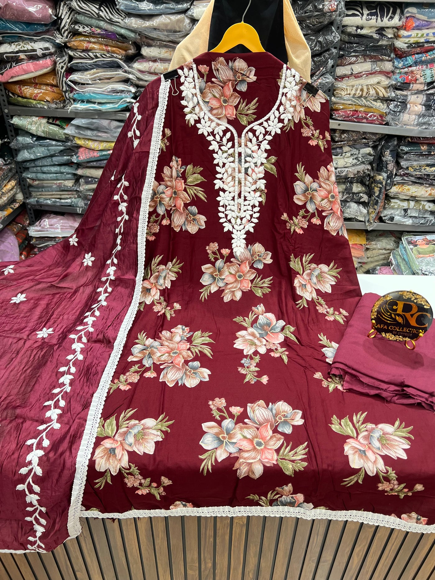 Lucknawi Unstitched suit 2791