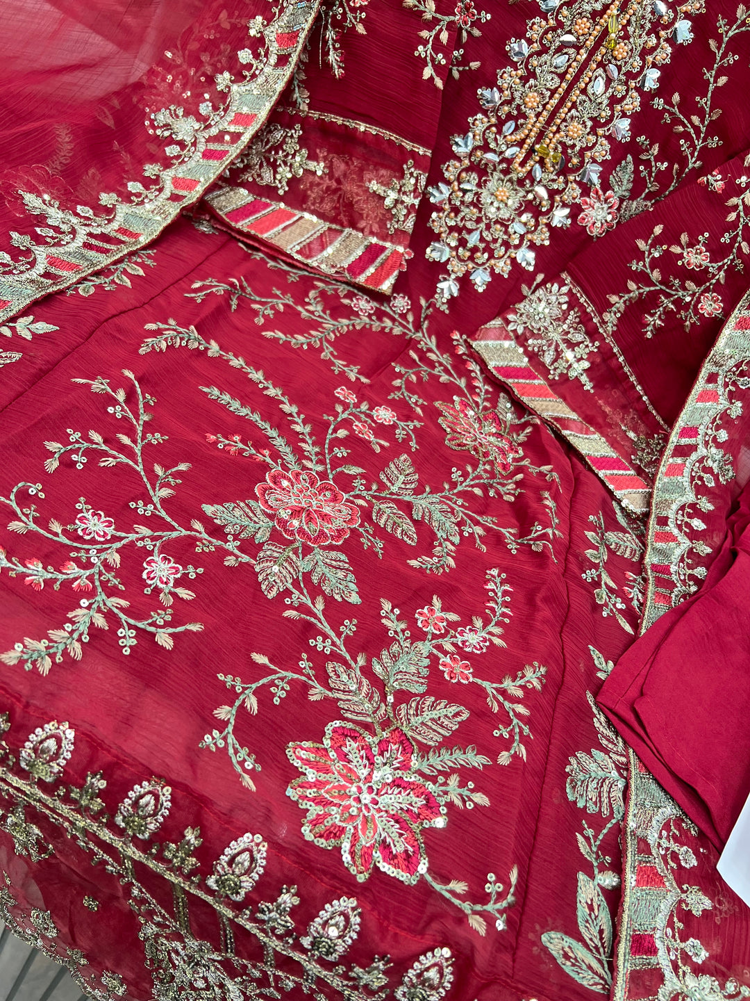 Pakistani handwork embellished collection 53473