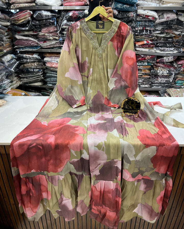 Organza imported gowns 2865