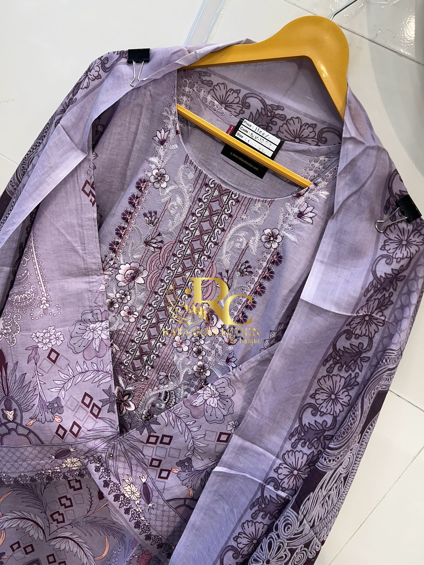 Embroided ready to wear suit 1384