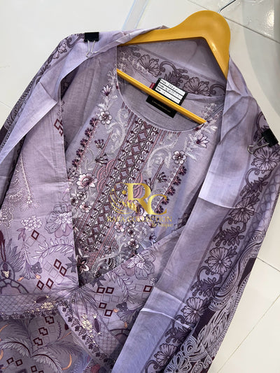 Embroided ready to wear suit 1384