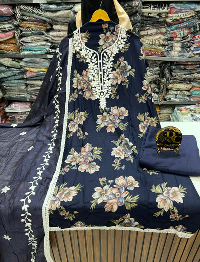 Lucknawi Unstitched suit 2791