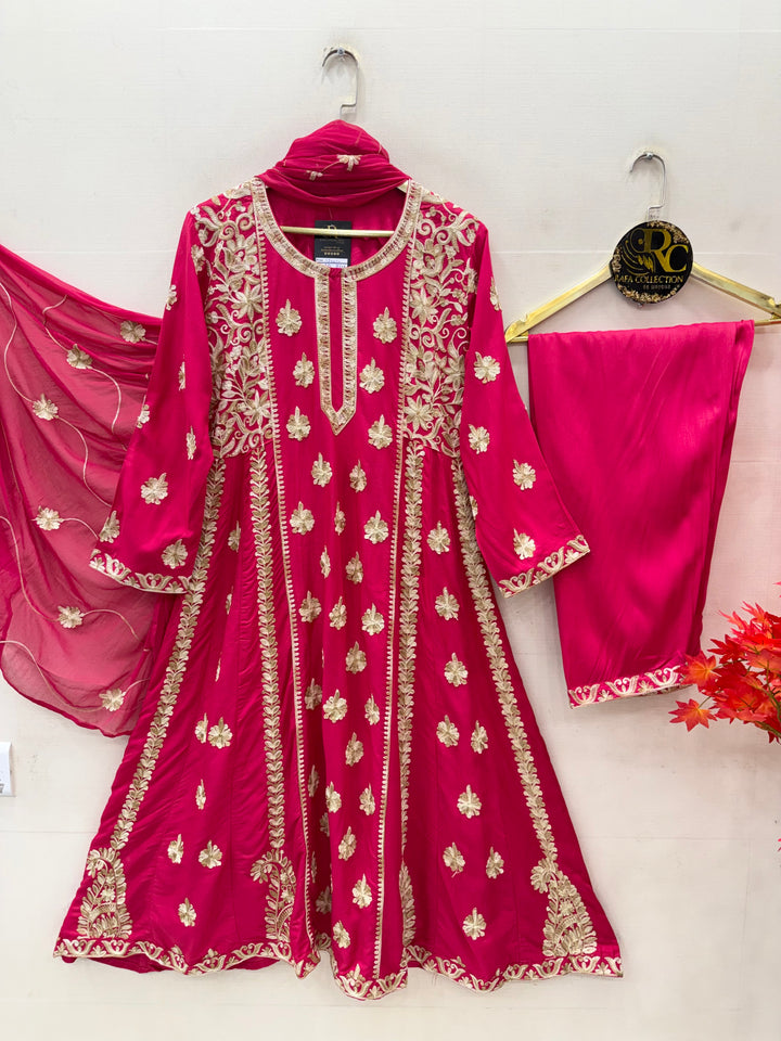 Kashmiri A-line sutis
