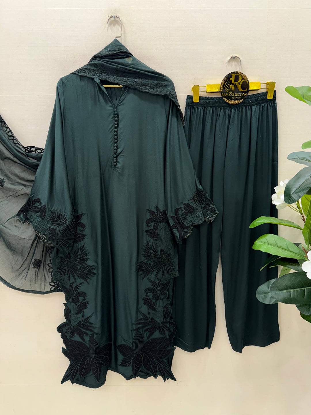 Cutwork embroidered pakistani suits