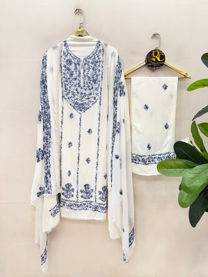 Embroidered Kashmiri Unstitched Suits