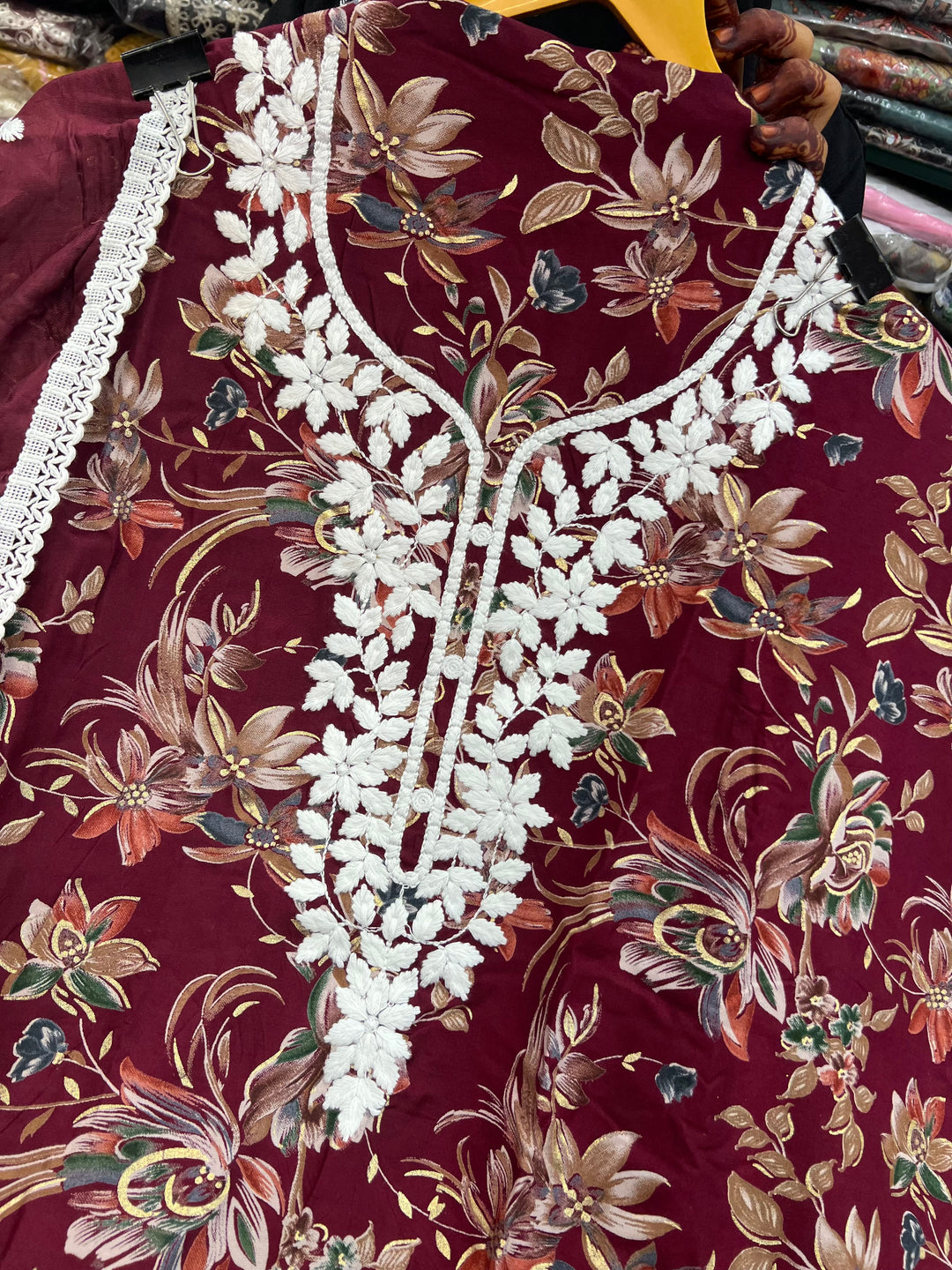 Lucknawi Unstitched suit 2757