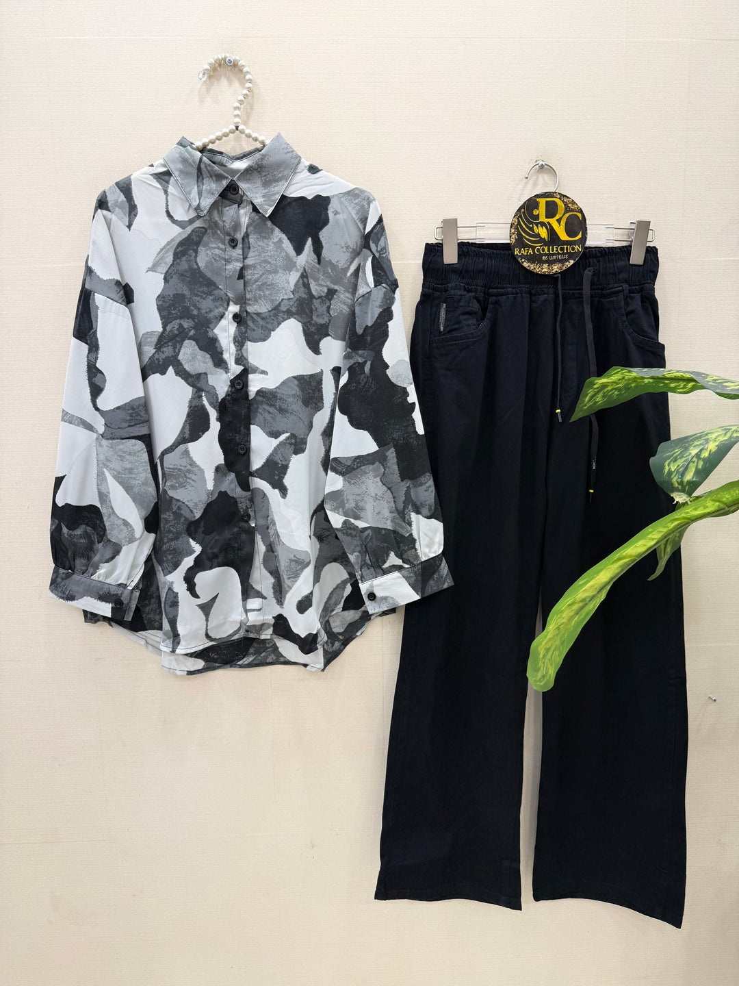 Korean denim cargo Sets