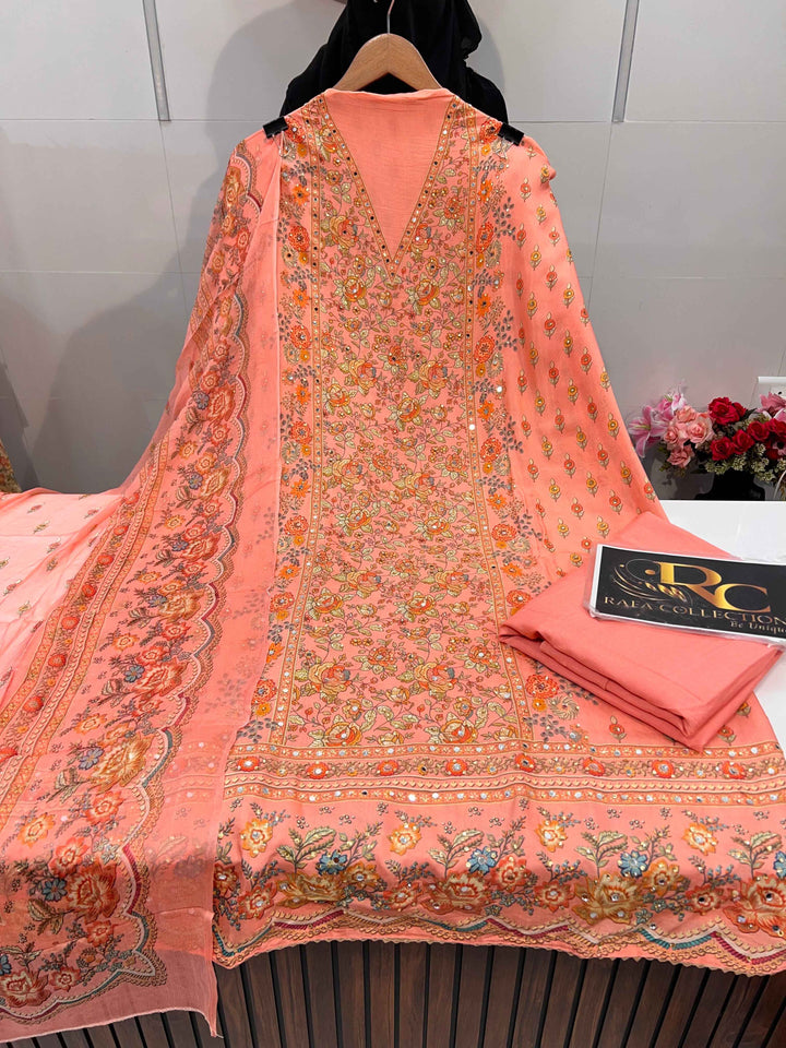 Muslin unstitched Suit 1785