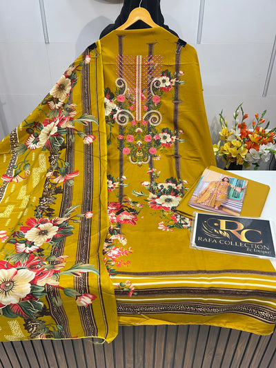 Semi Cotton Unstich suit 1911