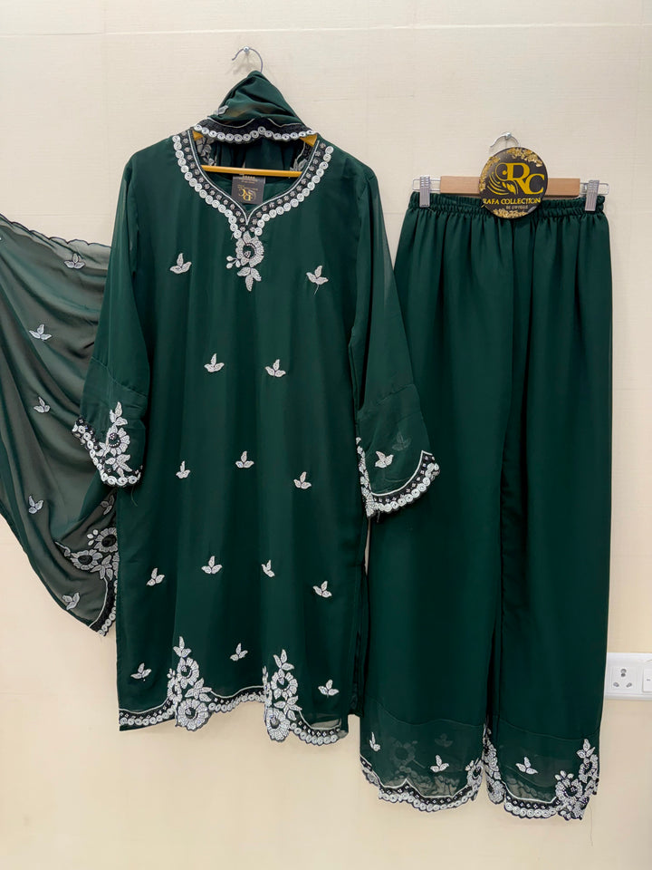 Stone embroidered suits 2775