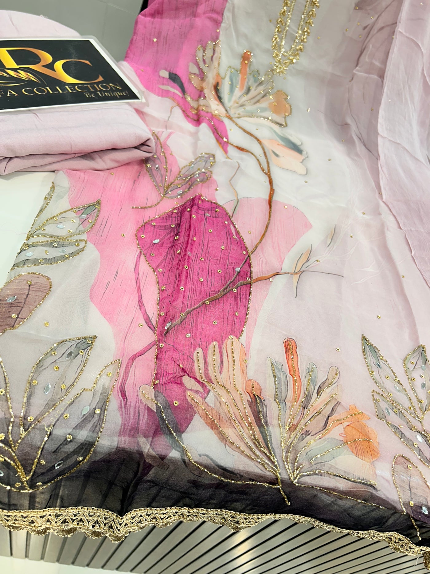 Pure Organza Suit 1640