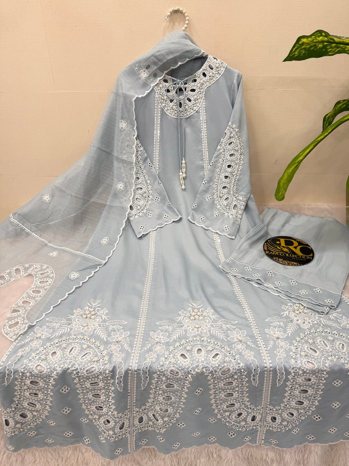 Premium cutwork long suits