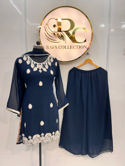 Georgette Plazzo Suit✨1504