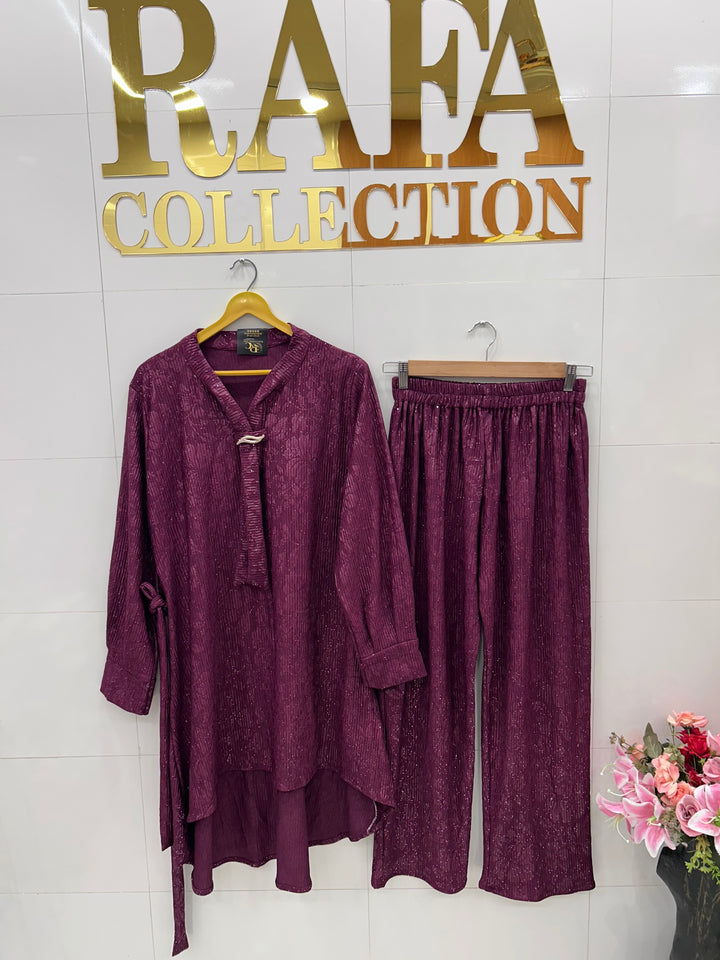 Crinkle lycra co-ord sets 2833