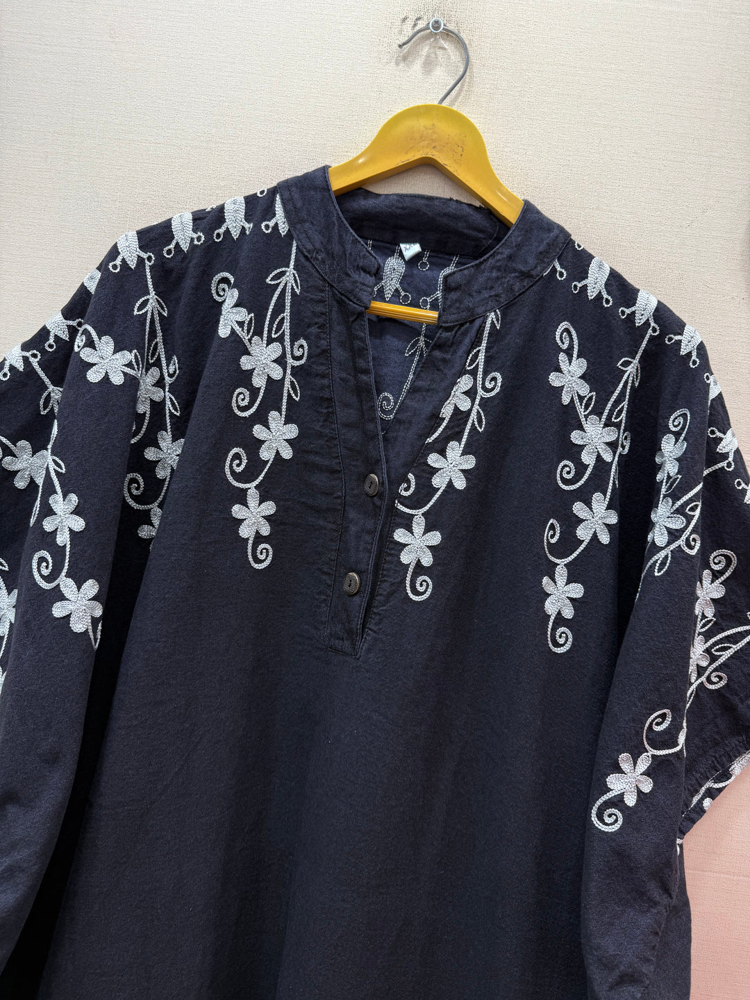 Denim long kaftan