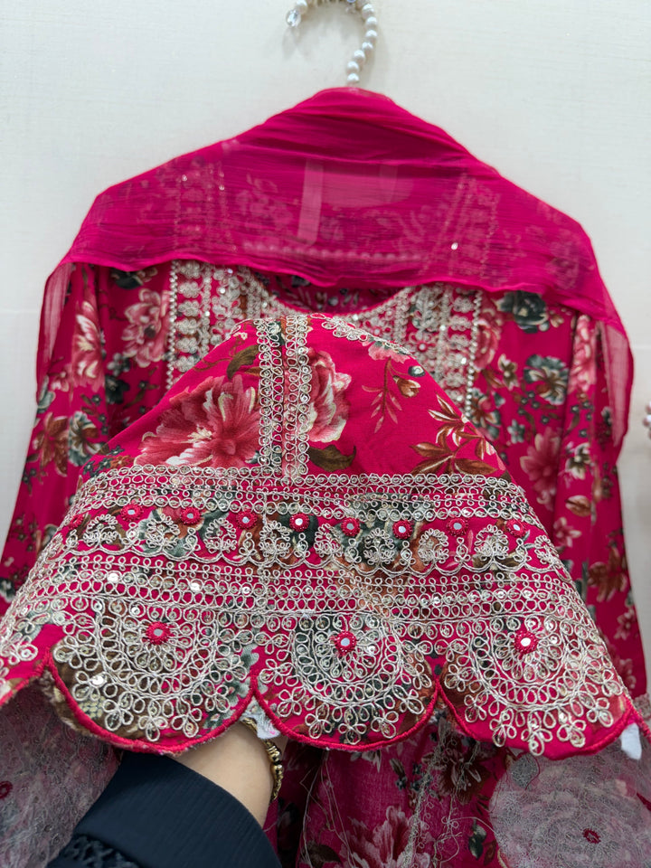 Anarkali embroidered Suits