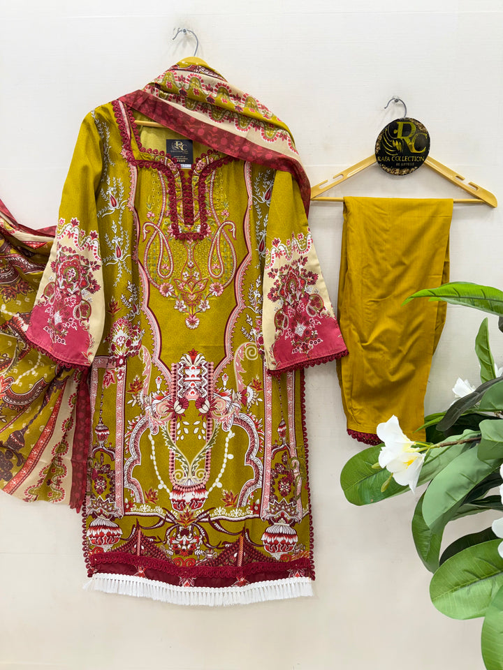 Semi Cotton Ready To Wear Suits