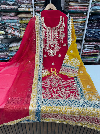 Georgette Unstitch Suit 1647