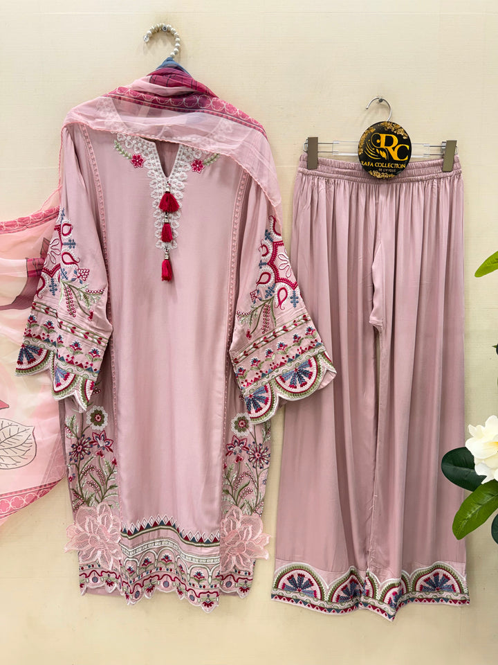 Embroidered Cutwork Suits