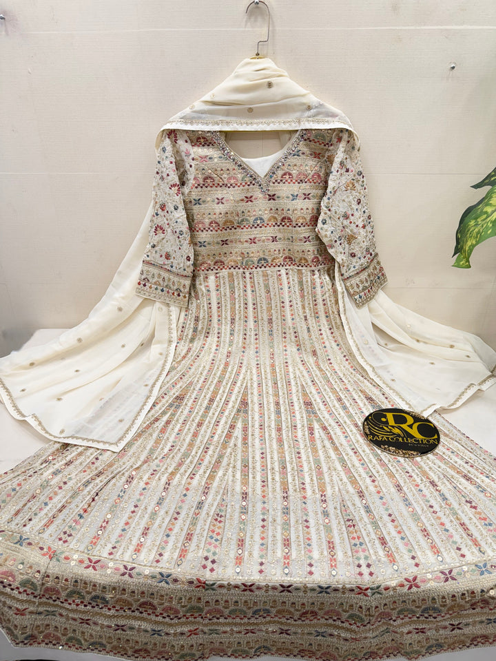 Heavy georgette gown