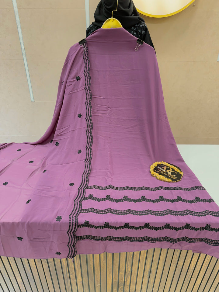 Georgette Embroidered unstitch suit