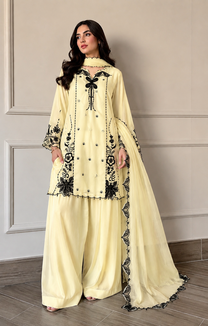Georgette embroidered suits