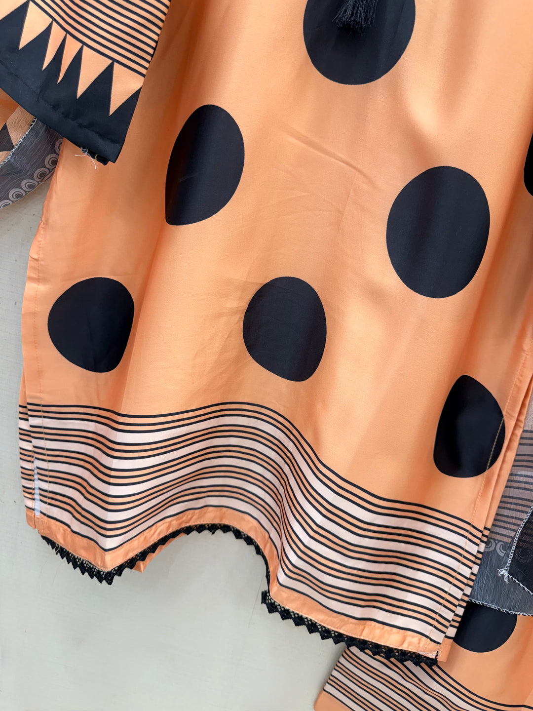 Polka dot farshi salwar suits