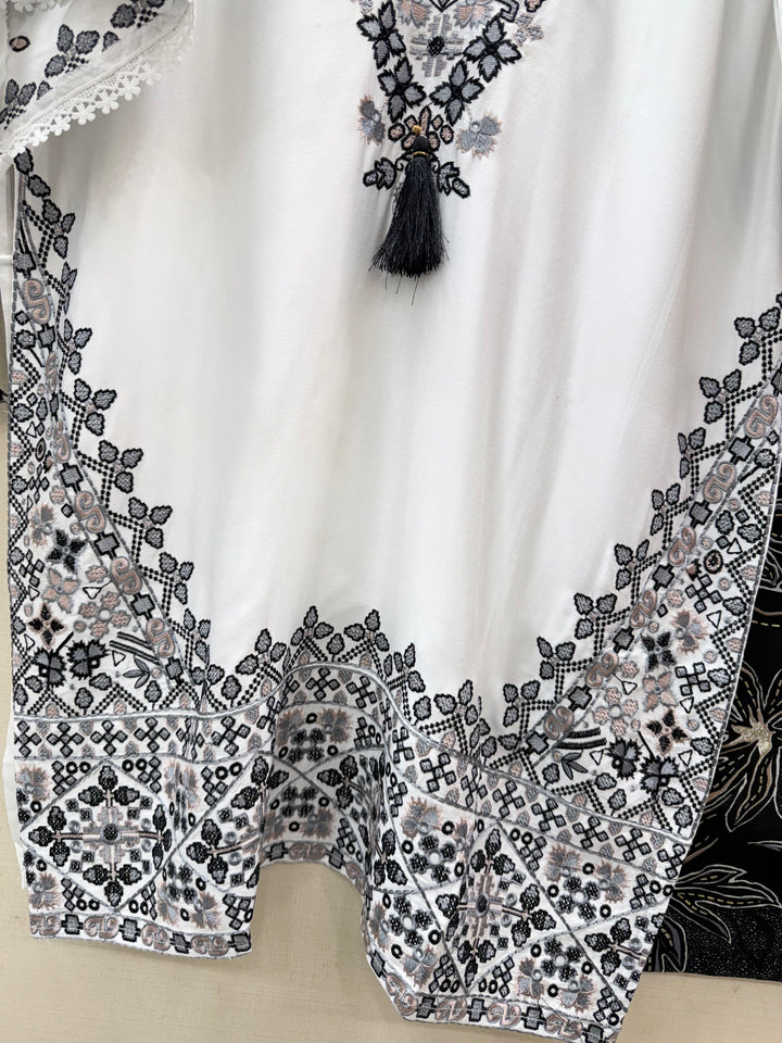 Embroidered Farshi Salwar Suits